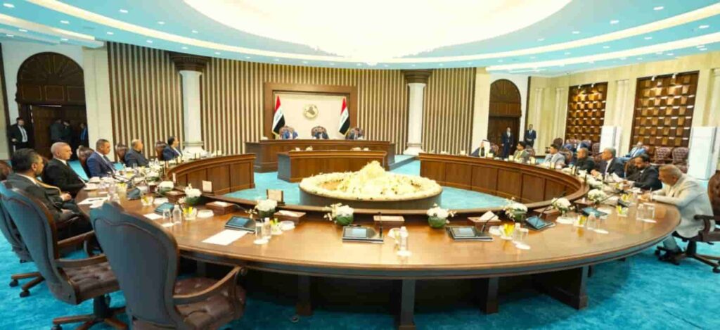 Iraq Council of Representatives meeting in Baghdad to vote for the new president