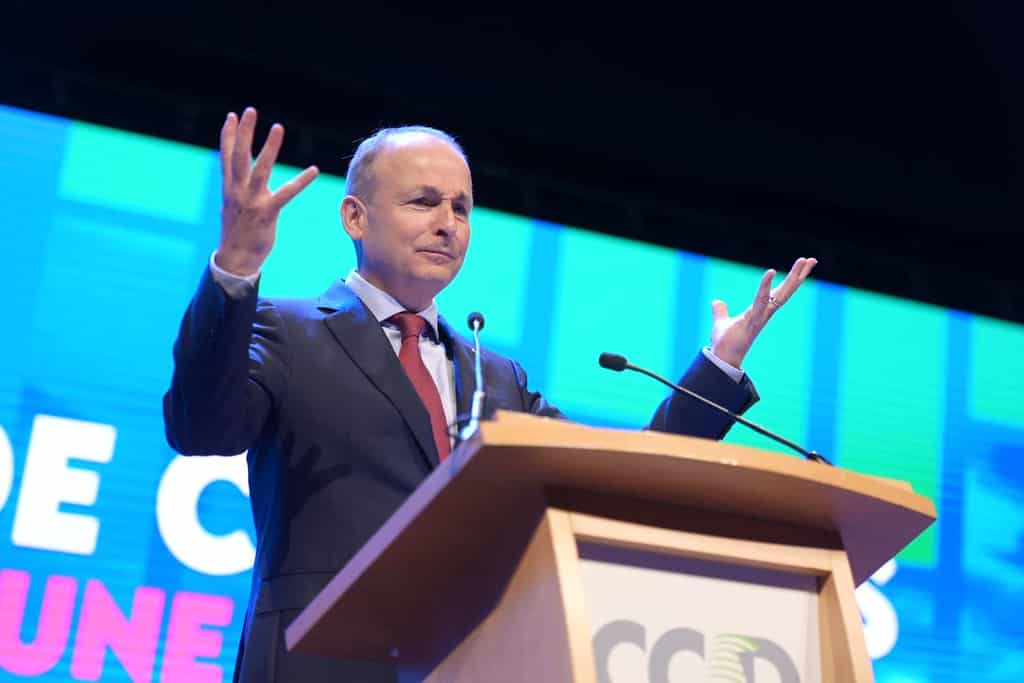 Irish Prime Minister speaking about Ireland-U.S. relations