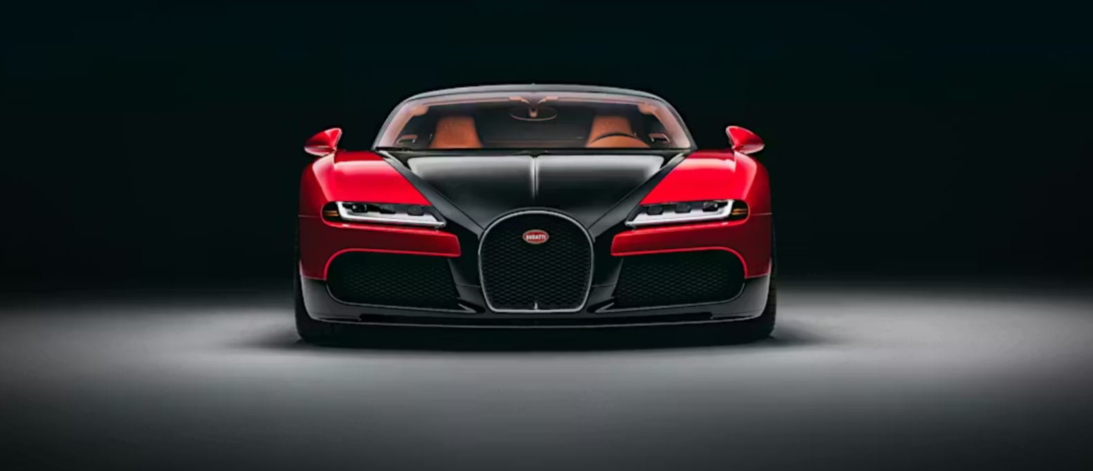 Bugatti FKP Hommage unique hypercar shown in red and black