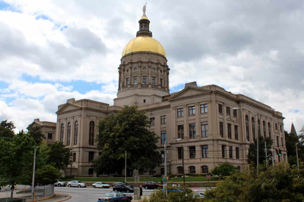 Georgia State House building in Atlanta