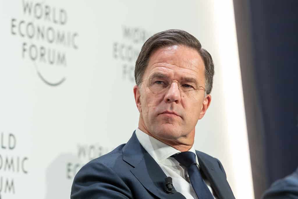 Mark Rutte speaking about NATO and European defense plans