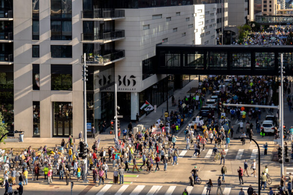 Protesters gather in Minneapolis after fatal ICE shooting sparks nationwide protests