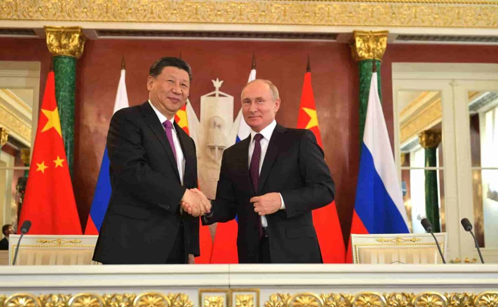 Russian President Vladimir Putin and Chinese President Xi Jinping