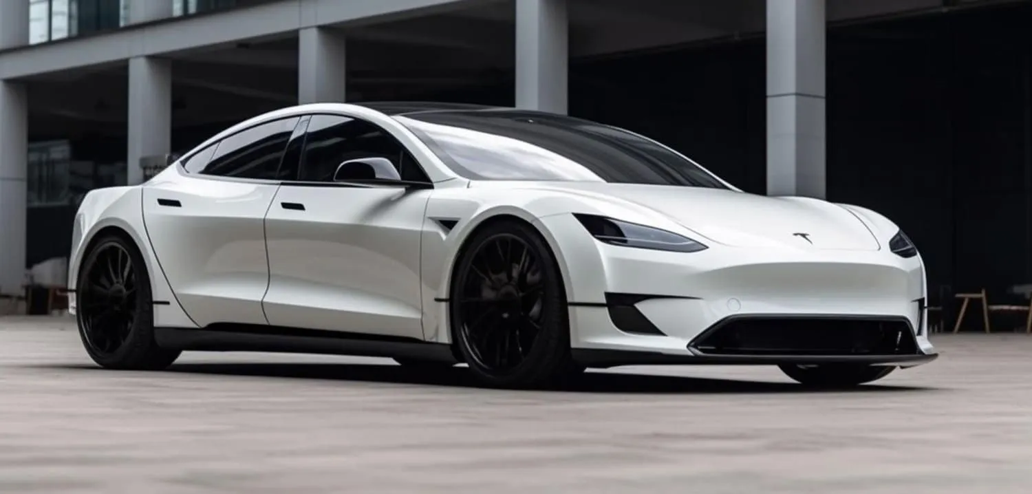 Tesla car representing subscription-based driver-assist features in US and Canada