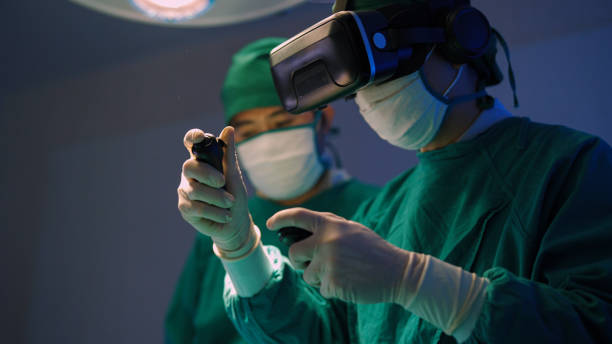 Doctor using virtual reality for addiction treatment in the UK