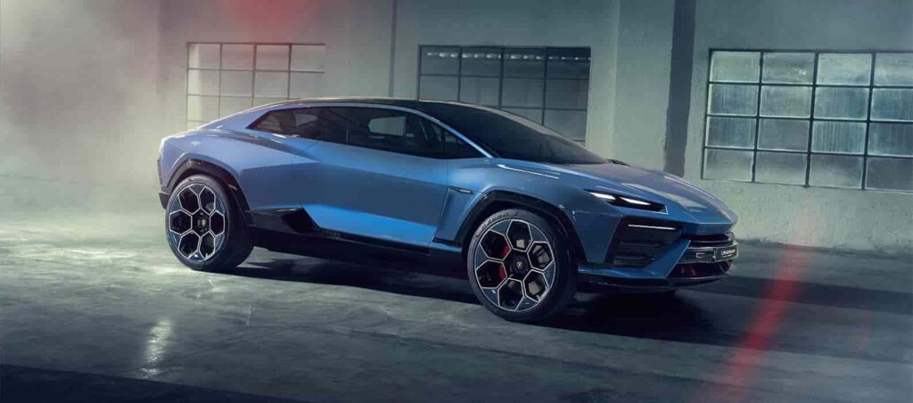 Lamborghini Lanzador electric supercar shown by the company in 2023