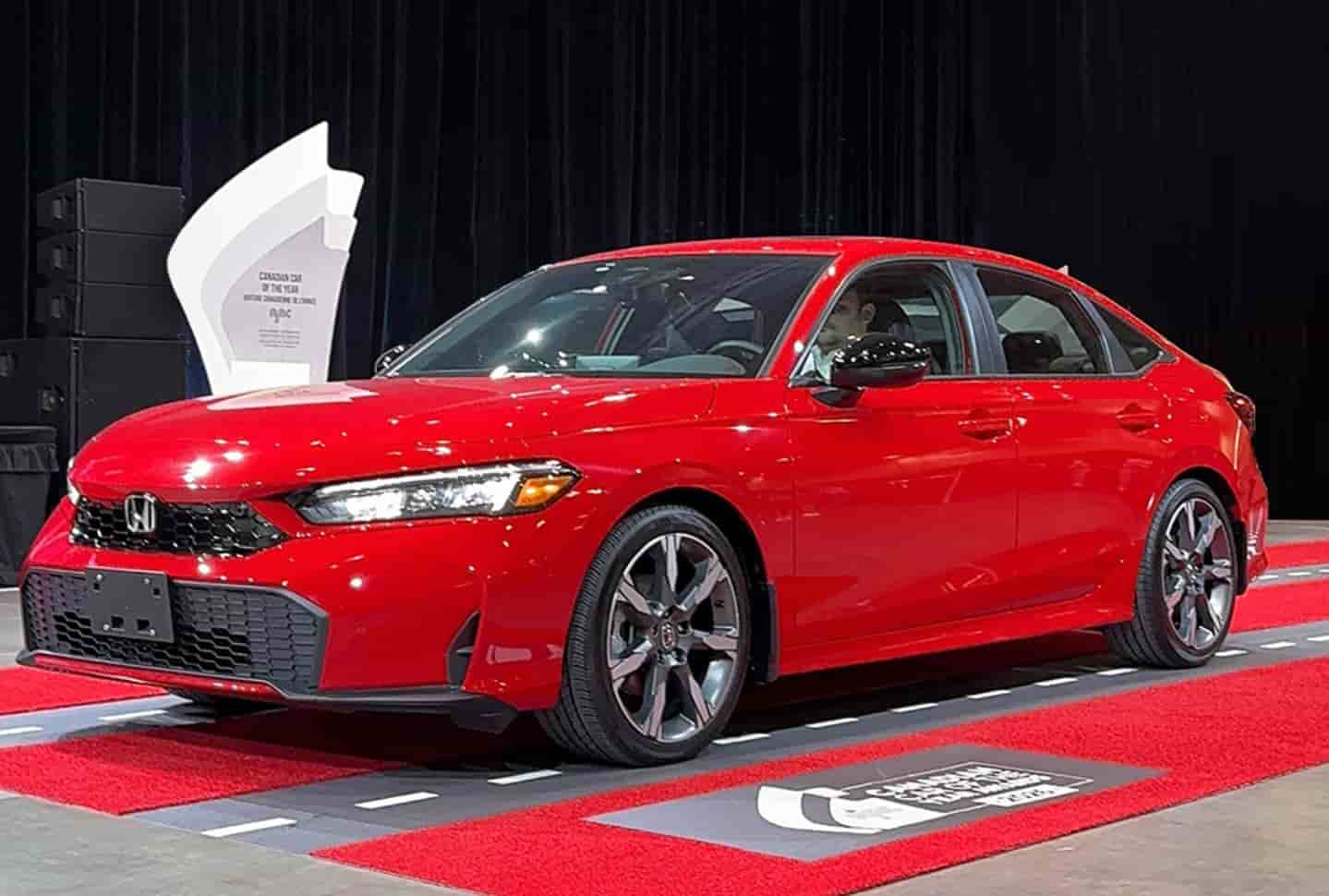 Honda Civic wins the title of Canadian car of the year